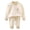 A-Khaki, variant on NIEWTR Toddler Girls Cotton Pajamas 2Pcs Sets 0-24M 2T 3T 4T 5T 6T Long Sleeve Crewneck Tops and Elastic Waist Pants Cartoon Sleepwear Snug Fit Pajama Set(A-Green,140)