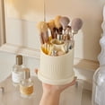 thumbnail image 4 of Tnobhg Makeup Brush Storage Bucket Large Capacity 7-Grids Design Dustproof Transparent Cosmetic Storage Box Organizer, 4 of 7