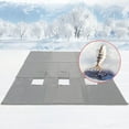 thumbnail image 2 of Foldable Ice Fishing Insulated Tent Floor Mats, Portable Ice Fishing Shelter Mats, Extra-Large Fishing Hole Floor Mat Resistant Pop-Up Shack Ice Fishing Floor Mat, 2 of 8