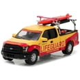 thumbnail image 2 of 2016 Ford F-150 Emerald Bay Beach Patrol "Baywatch" Movie (2017) 1/64 Diecast Model Car by Greenlight, 2 of 3