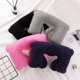 thumbnail image 5 of Almohada de viaje inflable JAMW en forma de U rosa Sencillez, 5 of 5