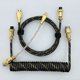 thumbnail image 4 of Cable Del Teclado Cables de aviador enchufables en espiral de Paracord de alambre de resorte en espiral para teclado mecánico Likrtyny Para estrenar, 4 of 9