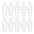 thumbnail image 1 of Toenails, Full Cover Square 240pcs Artificial Toe Nail Kit Short  For Prom Ordinary Color,Transparent, 1 of 8