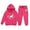 Hot Pink*, variant on RUTAYY Girls 2 Piece Outfit Set Long Sleeve Horse Print Hoodie Drawstring Waist Pocket Jogger Pants Matching Set Sky Blue