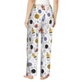 thumbnail image 2 of Bingfone Pajamas for Women,Rocket Planets Pajama Pants with Pockets-X-Large, 2 of 7