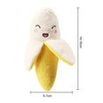 thumbnail image 4 of 1pc Juguetes de peluche para perros Squeaky Bone Ice Cream Zanahoria Puppy Chew Toy Juguetes interactivos para gatos Pet Dog Sound Toys para perros pequeños - Yellow Stripe Pig -dontodent Kuyhfg Sin marca, 4 of 5