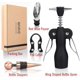 thumbnail image 2 of Accesorios para vino Juegos de regalo, Abridor de vino Sacacorchos Juego de vino, Tapón de vino, Vertedor de vino (Estilo 01) oso de fresa Electrónica, 2 of 5