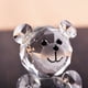thumbnail image 4 of Figuras de animales de cristal tallado, colección de adornos de mesa de cristal (rojo y azul), 2 uds., 4 of 5