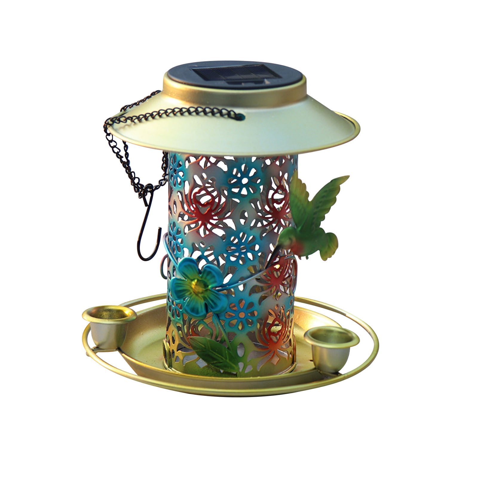 Ywuzuh Hanging Bird Feeders for Outdoors Metal Handle Hanging for Outdoor Garden Tree Yard