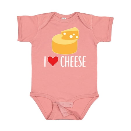 

Inktastic I Love Cheese Funny Cheese Lover Gift Baby Boy or Baby Girl Bodysuit
