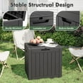 thumbnail image 4 of BiFanuo 31 Gallon Lockable Resin Outdoor Storage Bin, Weatherproof Deck Box for Patio Furniture Cushions, 4 of 8