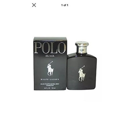 P O L O Black Fragrance for Men Luxury Perfume Spray 4.2 Oz. New with