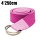 thumbnail image 2 of Correa de yoga con hebilla de anilla en D ajustable: para estiramiento diario, yoga, pilates y fitness, 2 of 5