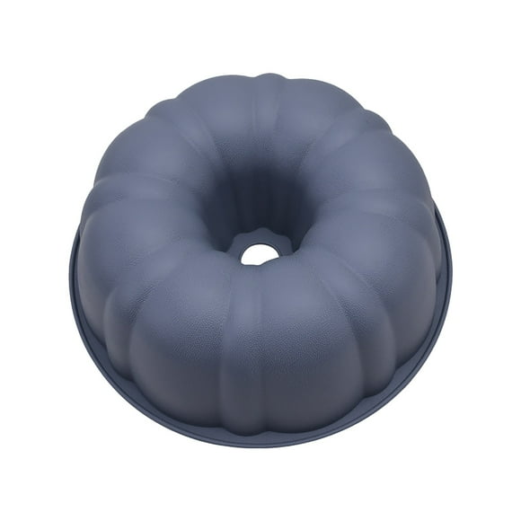 Binwennn Nonstick Cake Pan 8 Inches Removable Bottoms Mini Baking Set for Air Fryer Silicone DIY Baking Tools Non Stick Cake Model Pumpkin Cake Chiffon Cake Baking Pan Grey