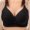 Black, variant on Naittoop Womens Bras No Underwire Full Support Push Up Wireless Lightly Gathered Comfort Comfortable Lingerie Padded Underwear