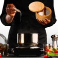 thumbnail image 4 of Premium Bamboo Salt Container,salt Cellar With Magnetic Swivel Lid, 4 of 5