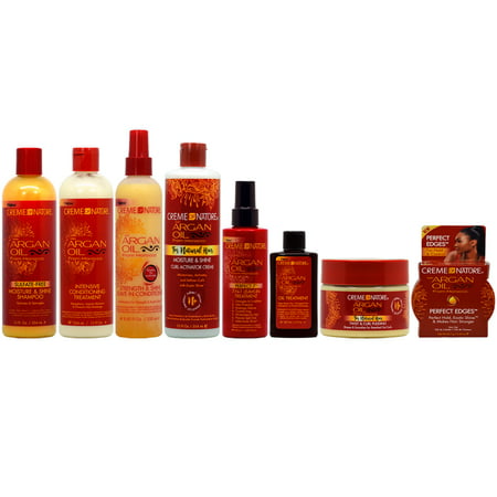 Crème of Nature Argan Oil for Natural Hair Care 8-piece