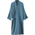 thumbnail image 1 of OWLONLINE Japanese Style Pajamas Gauze Cotton Japanese Kimono Suit, 1 of 4