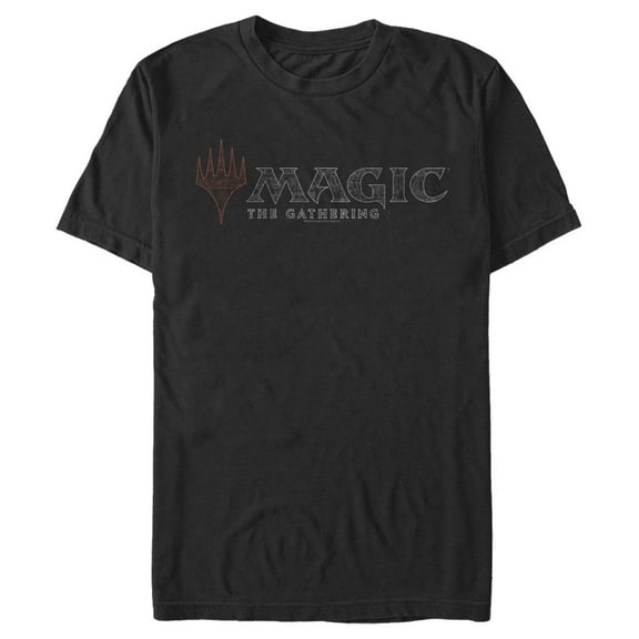 Men's Magic: The Gathering Ornate Logo Graphic Tee Black X Large