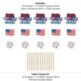 thumbnail image 6 of Big Dot of Happiness Firecracker 4th of July - Party Centerpiece Sticks - Table Toppers - Set of 15, 6 of 7