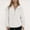 *White, variant on ClodeEU Womens Oversized Sweatshirt,Casual Half Zip Pullover, Long Sleeve Drop Shoulder Top Khaki,Womens Plus L