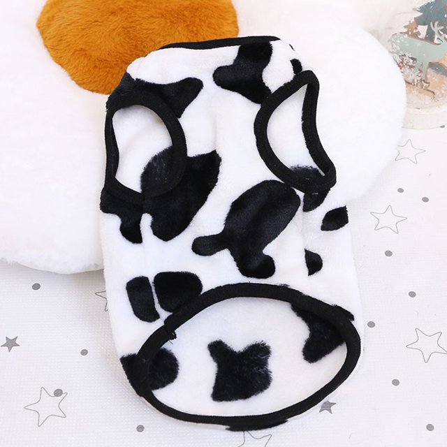 unbranded Vestimenta Para Mascotas Con Adorable De Vaca Para Mantener Calor Y