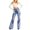 Dark Blue, variant on Vedolay Fashion Women Pants High Waist Fashion Jeans Summer Hot Pants with Pockets Light Blue,M