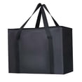 thumbnail image 4 of Bolsa térmica aislada para entrega de alimentos, bolsa térmica portátil reutilizable con cremallera gruesa, bolsa de Picnic aislada para pesca, playa, Negro Macarena Enfriador de bolsas de supermercado, 4 of 8