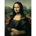 thumbnail image 2 of da Vinci, Leonardo 25x32 Black Ornate Wood Framed with Double Matting Museum Art Print Titled - Monna Lisa, 2 of 4