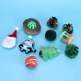 thumbnail image 3 of Juguete para gatos NikouMX 10 piezas Plástico navideños, 3 of 8