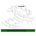 thumbnail image 2 of New Genuine Nissan Bracket-Front Bumper 62222ZR00A / 62222-ZR00A OEM, 2 of 10