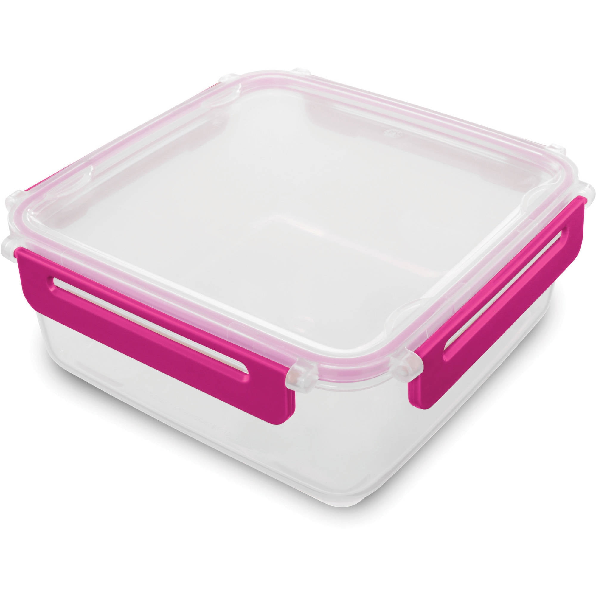 Home Basics Locking Multi-Compartment Plastic Lunch Box with Small