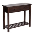 thumbnail image 3 of Homylin Console Table with Drawer, Narrow Wood Accent Sofa Table Entryway Table with Shelf, for Front Hall, Hallway, Living Room, Entry Way, Couch, Kitchen, Foyer, 3 of 9