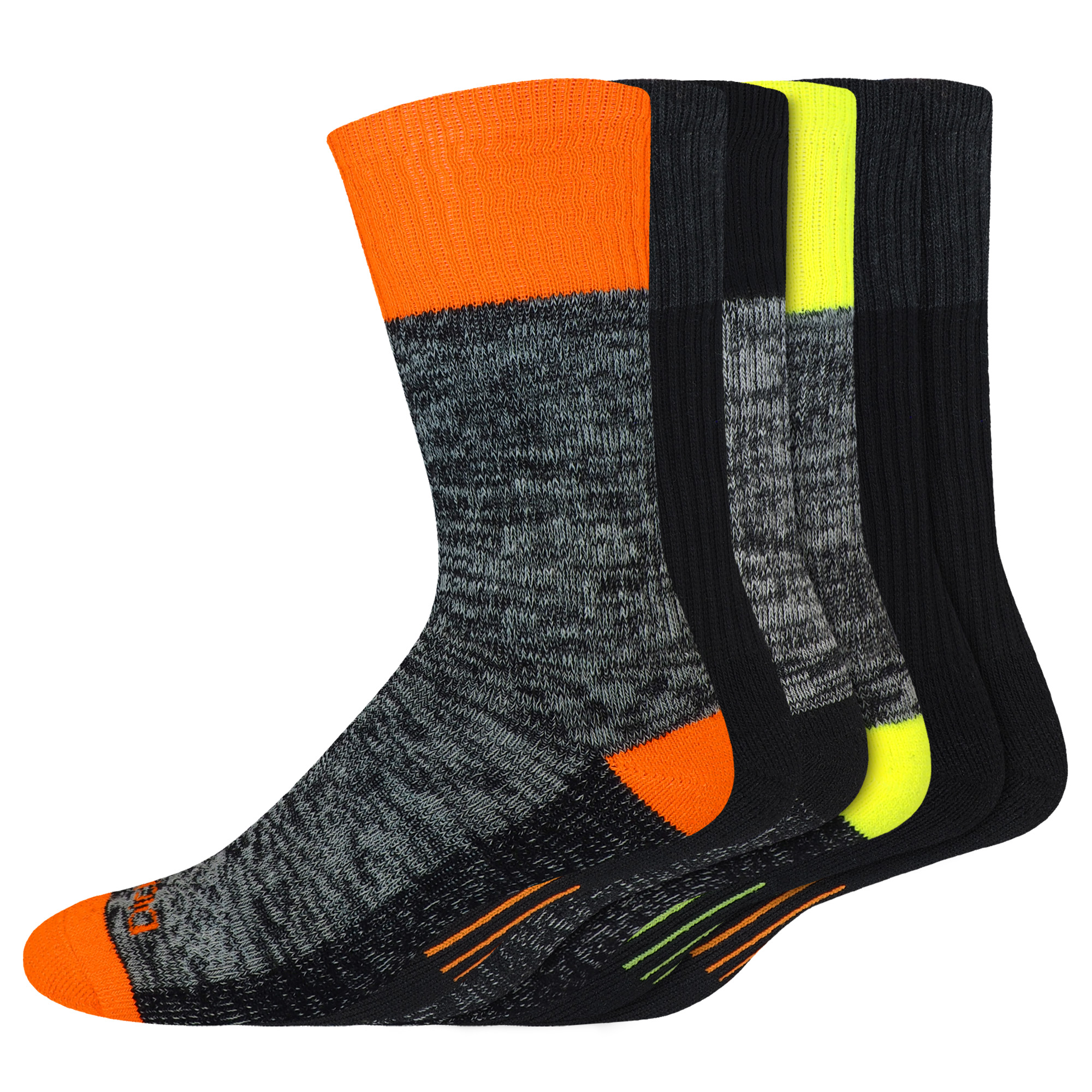 Genuine Dickies Men's Dri-Tech Crew Socks, 6-Pack, Sizes 6-15 - image 5 of 7