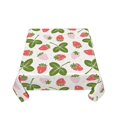 thumbnail image 5 of Wukai Strawberry Floral Waterproof Tablecloth for Kitchen Dining, Fits Square Tables for 2-4 Seats -54"x54", 5 of 7