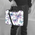thumbnail image 6 of ZICANCN Laptop Case 13 inch, Watercolor Pastel Butterfly Work Shoulder Messenger Business Bag for Women and Men, 6 of 7