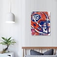 thumbnail image 4 of Acheng New York City Giants American Football Poster Sports Pattern Canvas Wall Art Printed Pattern Artwork Home Decor Painting 12x16 in, 4 of 5