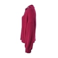 thumbnail image 6 of Seyurigaoka Women Shirt, Long Sleeve Lapel Neck Solid Color Knitting Zipper Casual Party Street Fall Spring Sweater Tops, 6 of 9