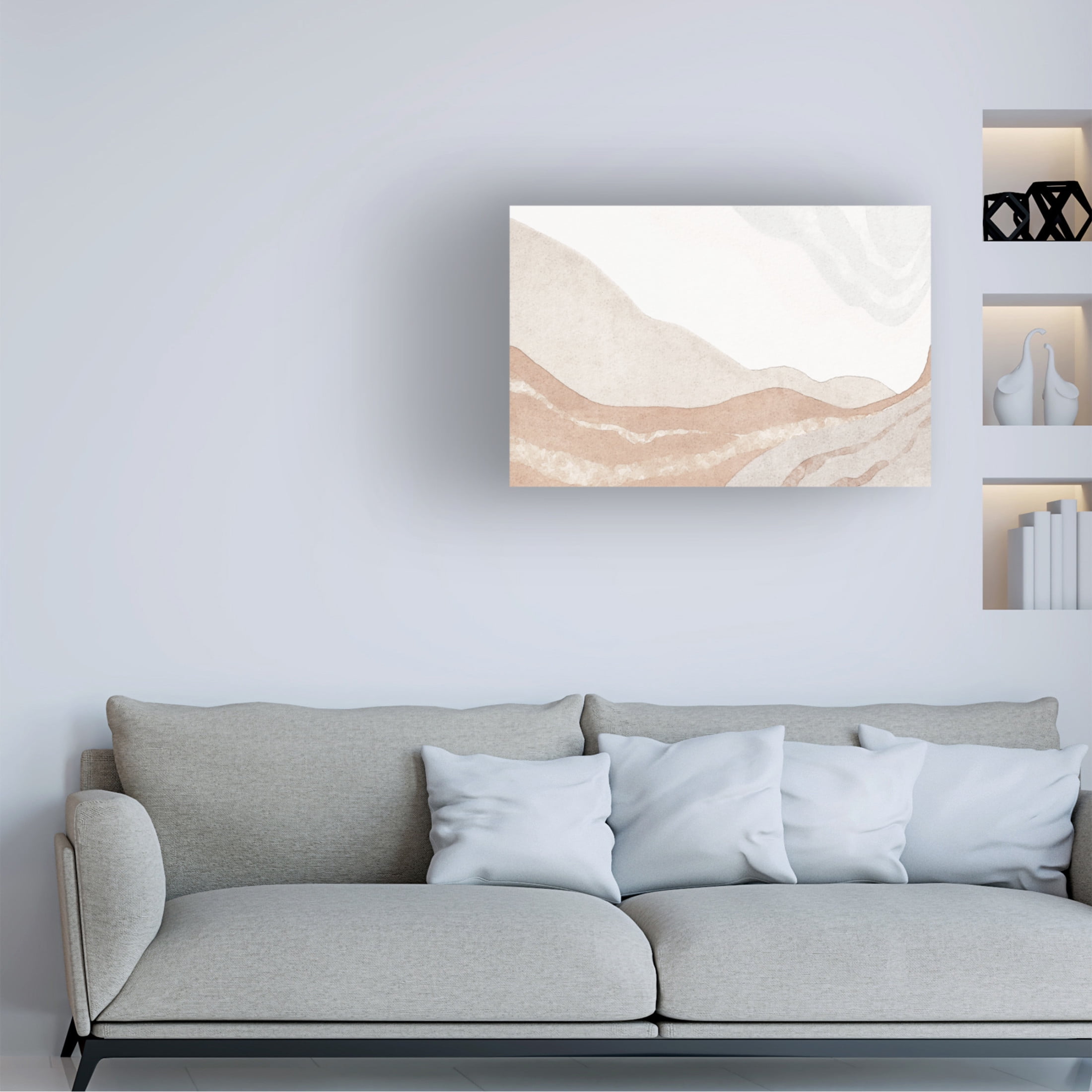 Trademark Fine Art Melloi Art Prints Landscape Painting Canvas Wall Art