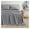 Heathered Denim Blue, variant on Cotton Jersey Knit King Sheet Set - Ultra-Soft, Stretchy, Heathered Melange Bed Sheets - Cozy, Soft T-Shirt Sheet & Pillowcase Set (Heathered Dusty Rose)