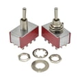 thumbnail image 1 of Ticfox 5pcs MTS-403 Interruptor de palanca ON-OFF-ON 3 posiciones 12 pines 120V 5A 250V 2A Mini interruptor de palanca, 1 of 1