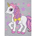 thumbnail image 3 of QEFJNO 2-9Y Toddler and Little Girls Unicorn Pajamas Kids 2-Piece Pjs Long Sleeve Sleepwear Sets, 3 of 5