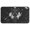 Black Gothic Cat, variant on Black White Star Moon Pattern Door Rugs,Washable Non Slip Door Mats Indoor,Decorative Door Mats,Entry Mat Indoor for Entrance,Bedroom,Kitchen,Bathroom,30"x17"