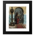 thumbnail image 2 of Rudolf Ernst 20x24 Black Modern Framed Museum Art Print Titled - Nubian Guard, 2 of 5