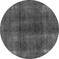 thumbnail image 1 of Ahgly Company Indoor Round Abstract Gray Modern Area Rugs, 6' Round, 1 of 4