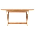 thumbnail image 2 of vidaXL Ensemble de Salle à Manger Pliant d'Extérieur 9 Pcs en Bois de Teck Massif, 2 of 5