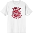 thumbnail image 3 of Uncle Bringer Of Snacks Adult White Crew Neck Short Sleeve Tee-XL, 3 of 4