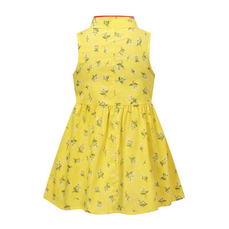 Kids Girls Cute Flower Print Dress, Vintage Cheongsam Dresses, Qipao Baby Clothes - image 2 of 5
