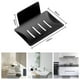 thumbnail image 2 of Wall Mounted Soap Dish No Drilling Stainless Steel Shower Soap Dish Self Adhesive STAINLESS STEEL Soap Holder (Black), 2 of 5