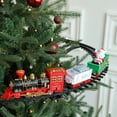 thumbnail image 2 of Christmas Hanging Track Toy Set with Light & Sound, Steam Train Around Christmas Tree for Boys Girls 3-12, Unique Decoration and Gift for Kids, 2 of 8